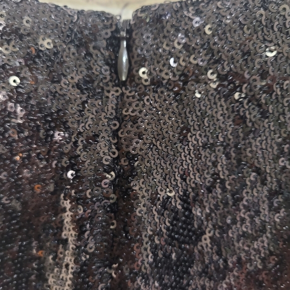 CUPCAKE AND CASHMIER Black Sequins Zip‎ Up Pants Size Small - Picture 4 of 6